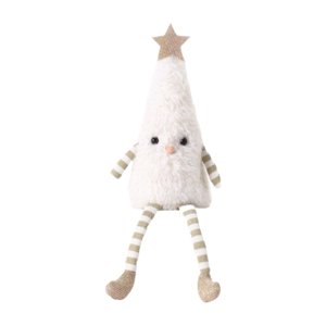 Bothyi - Muñeco De Peluche De Árbol De Navidad, Divertido Regalo De Navidad Para Estantería Navideña, Dormitorio, Color Blanco
