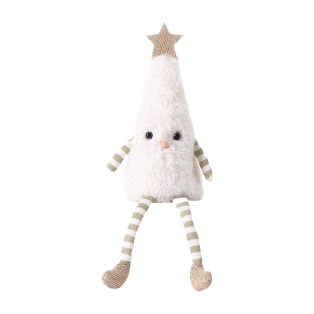 Muñeco De Peluche De árbol De Navidad, Divertido Regalo De Navidad Para Estantería Navideña, Dormitorio, Color Blanco