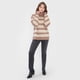 thumbnail image 4 of Sweater Mujer Negro Líneas Beige Básico Corona, 4 of 5