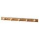 thumbnail image 4 of Ganchos de madera para abrigos, ganchos de pared para colgar toallas, perchero para colgar abrigos, ganchos de montaje en pared para Puerta del dormit 5 ganchos, 4 of 5
