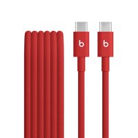 Cable Beats Usb-C A Usb-C Trenzado Carga Rápida 1,5 M Rojo Intenso