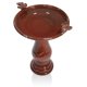 thumbnail image 5 of Bebedero para Pájaros Alpine Corporation de Cerámica Roja Vintage de 64 cm de Alto, 5 of 9