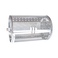 Magideal - Jaula Para Hornear Asado Canasta De Papas Fritas Rejillas Para Horno Freidora De Aire Giratoria Jaulas Para Horno Jaula Giratoria A La Parrilla Tambor