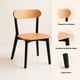 thumbnail image 5 of Silla Fresno de Madera - Negra, 5 of 7