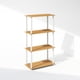 thumbnail image 4 of Librero Furinno Turn-N-Tube de 4 niveles, color haya/blanco, 4 of 6
