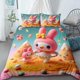 thumbnail image 1 of Duvet Cover Melody Pink Cartoon Bedding Set Multi-piece Set Single Double Bed Full Size Quilt Comfort Cover Children's GiftBed Sheets, 1 of 5