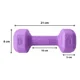thumbnail image 2 of Par Mancuernas Hexagonales PVC 1 Kg c/u Pesas Fitness 2 Kg Total, 2 of 3