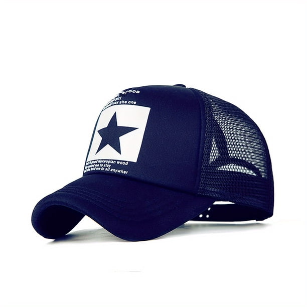 Pentagram Pattern Mesh Baseball Cap