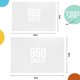 thumbnail image 2 of Papel de seda blanco Party Solids para bolsas de regalo, 15 x 20 pulgadas, 960 hojas, 2 of 3