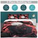 thumbnail image 5 of Tokyo Ghoul Anime Home Bed 3-piece Set Classic Japanese Anime Polyester Wash Student Dormitory Set, 5 of 5