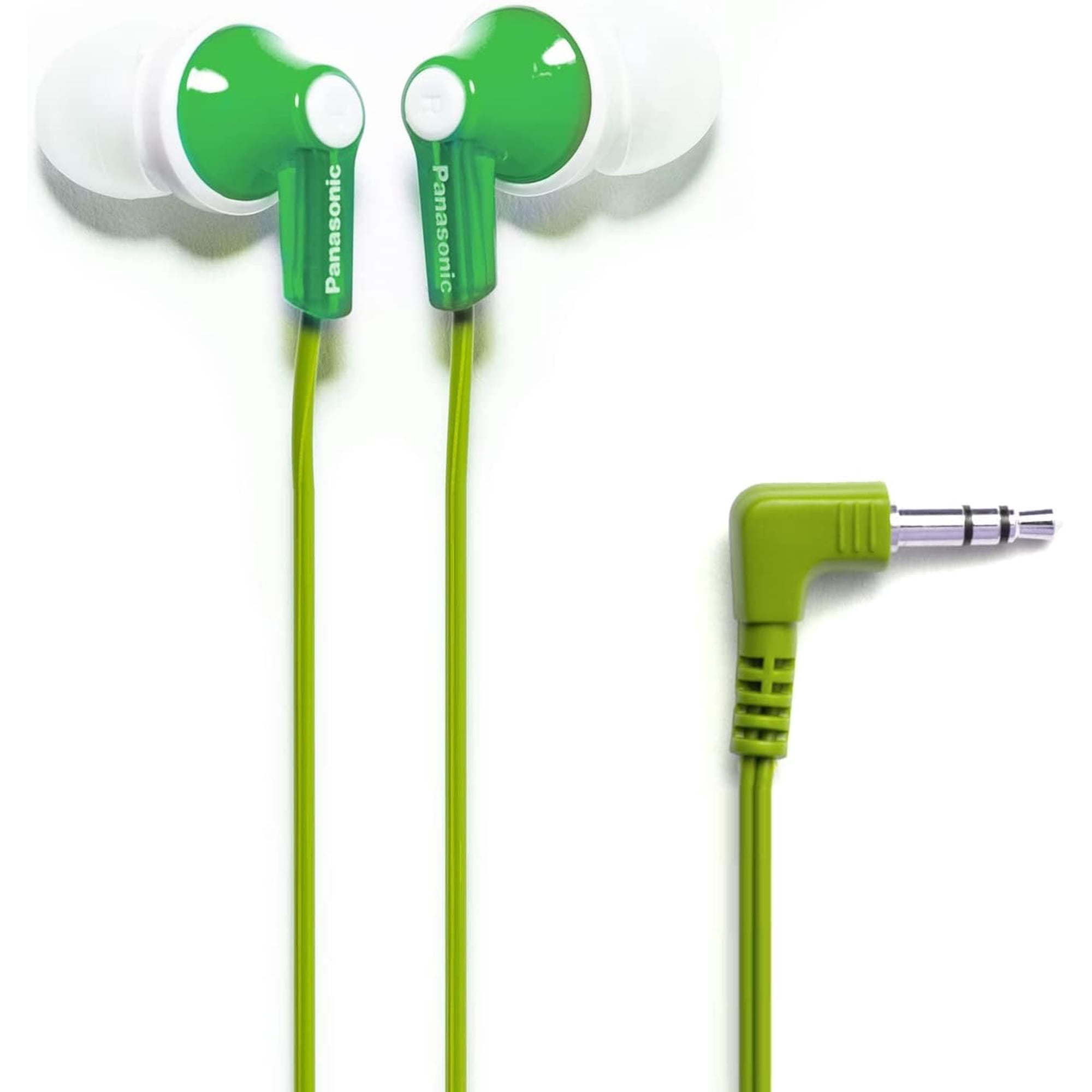 Auriculares Panasonic Ergofit Rp-hje120-g Con Cable De 3,5 Mm, Color Verde