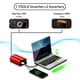 thumbnail image 2 of Inversor de corriente YSOLX 500 W DC 12 V a 110 V AC con 2 puertos USB, 2 of 6