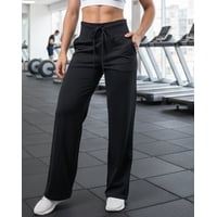 Flix Spa - Pantalón Palazzo Deportivo Mujer Con Bolsillos Delanteros