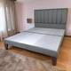 thumbnail image 2 of Cama 2 Plazas Franjas 150x190cm Incluye Base + Respaldo Gris Medio Lino, 2 of 3