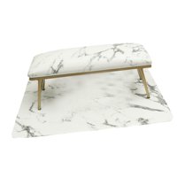 Ioensy - Juego De Alfombrilla Y Almohada Para Decoración De Uñas, Cojín Para Decoración De Uñas, Para El Hogar, Brazo, Porcelana De Imitación