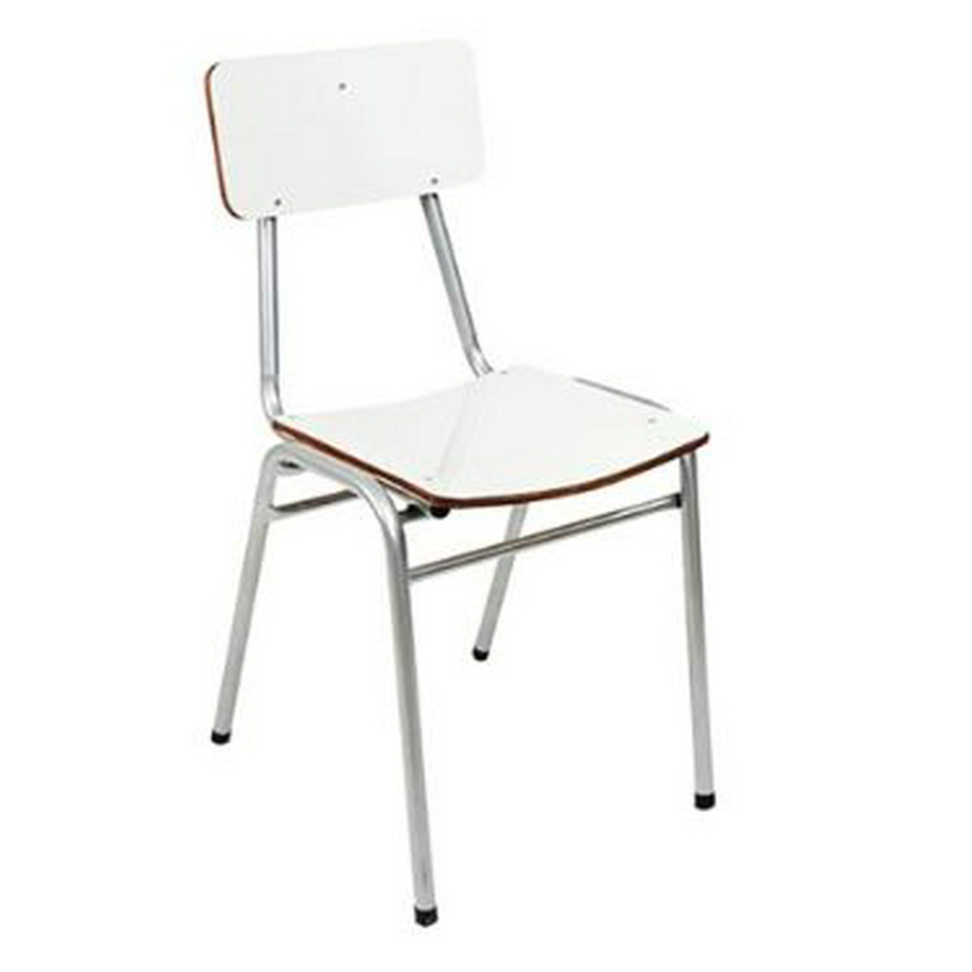 Incatex - Silla Casino Melamina Blanco 79x46x42 Cm