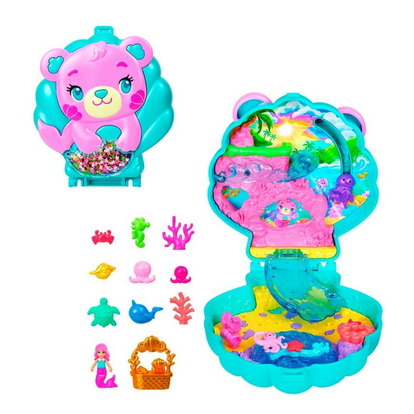 Polly Pocket Mundo De Compactos - Compacto Isla De Glitter