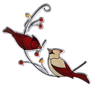 Bothyi - Acrílico Pájaros Decoración De Pared Puertas De Coche Prisma Rama Árbol Adornos De Valla Para El Hogar B