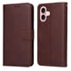 thumbnail image 1 of Funda Billetera para iPhone 16 Plus con Porta Tarjetas y Soporte Ajustable Marrón, 1 of 6