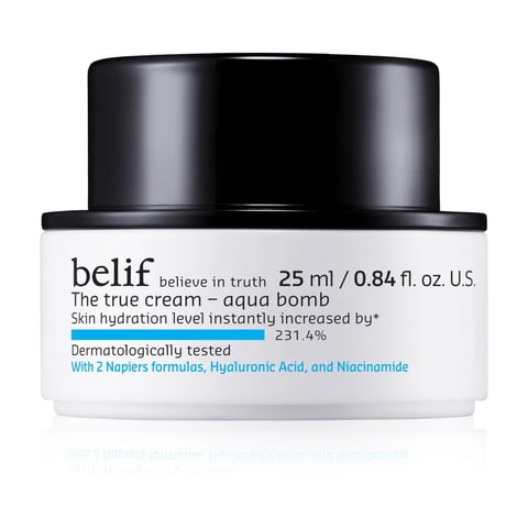 Crema Hidratante Belif The True Cream Aqua Bomb 25 Ml De Ácido Hialurónico