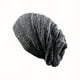 thumbnail image 1 of Striped Knitted Elastic Beanie Soft Loose Skull Cap Breathable Head Scarf Turban Chemo Hats For Women, 1 of 3