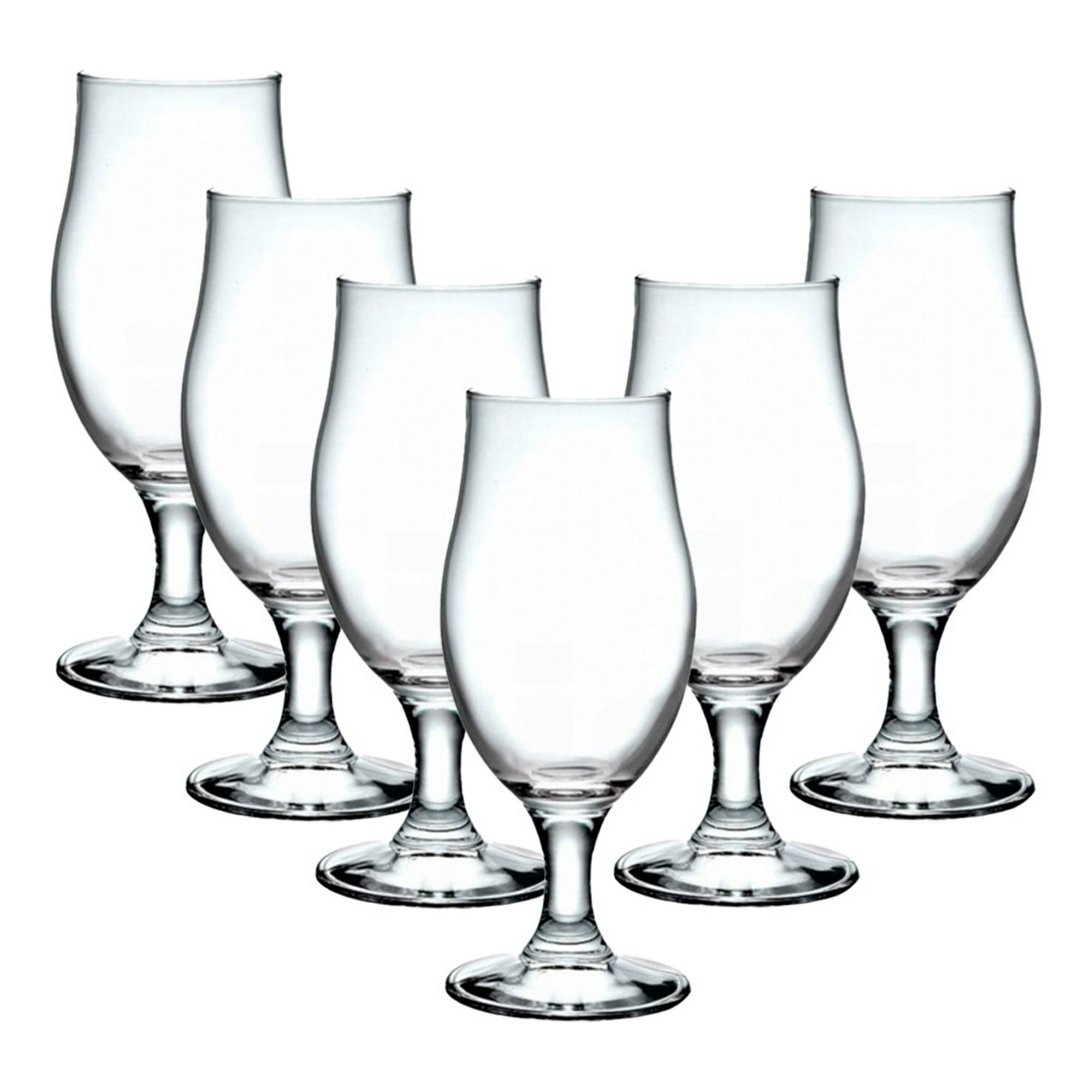 Bormioli Rocco Juego De 6 Jarras De Cerveza Baviera Con Mango | 51 Cl (0,4 L) | Vasos De Vidrio Rocco Para Decoración De Mesa Y Regalo