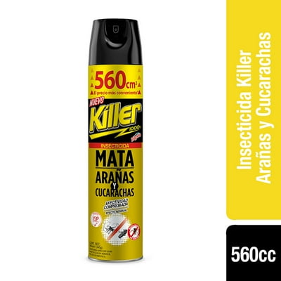 Insecticida Aerosol Mata Arañas Y Cucarachas 560 Ml Killer