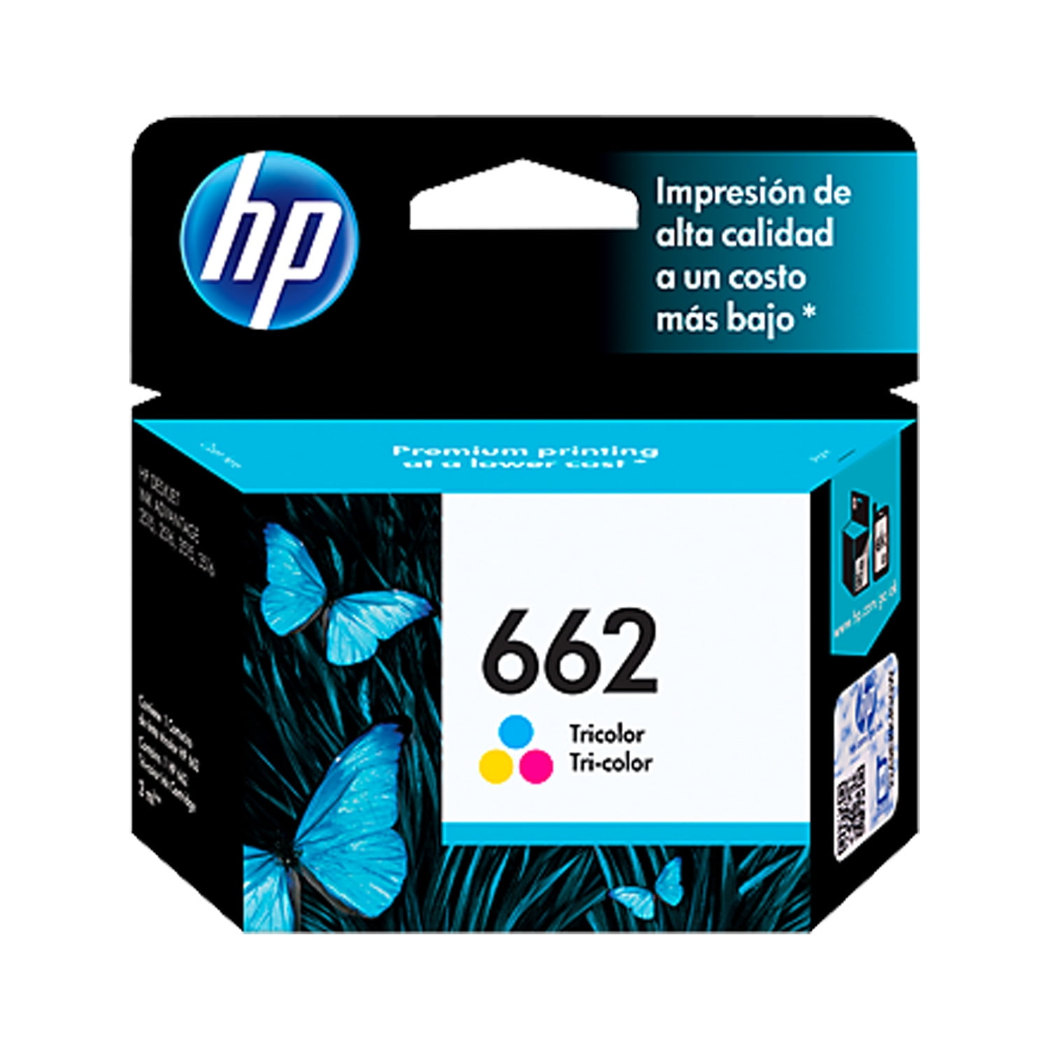 Cartucho Tinta Hp 662 Tricolor 100 Páginas Original