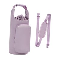 Ioensy - Bolsa Para Transportar Botellas De Agua, Fácil De Usar, Ideal Para Viajes, Caminatas Y Picnics, Color Morado.