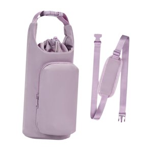 Ioensy - Bolsa Para Transportar Botellas De Agua, Fácil De Usar, Ideal Para Viajes, Caminatas Y Picnics, Color Morado.