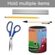 thumbnail image 5 of Jardín de Banban-theme Cylinder Pen Holder Pencil Organizer with Flannel Lining PVC Leather Material Cardboard Base for study work 10*8CM, 5 of 6