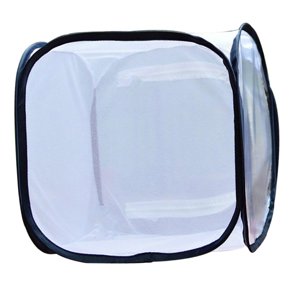Magideal - Incubadora De Plántulas De De Cría De Transmisión De Jaula De Malla De Plegable Hábitat De Mariposa Plegable Para Observación De La