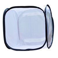 Magideal - Incubadora De Plántulas De De Cría De Transmisión De Jaula De Malla De Plegable Hábitat De Mariposa Plegable Para Observación De La