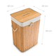 thumbnail image 3 of Canasto Cesto Ropa Sucia Pleglable Look Bambu Grande Tapa Im, 3 of 5