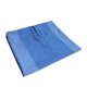 thumbnail image 3 of Poncho Listado Unisex 100% Lana - Largo - Celeste, 3 of 3