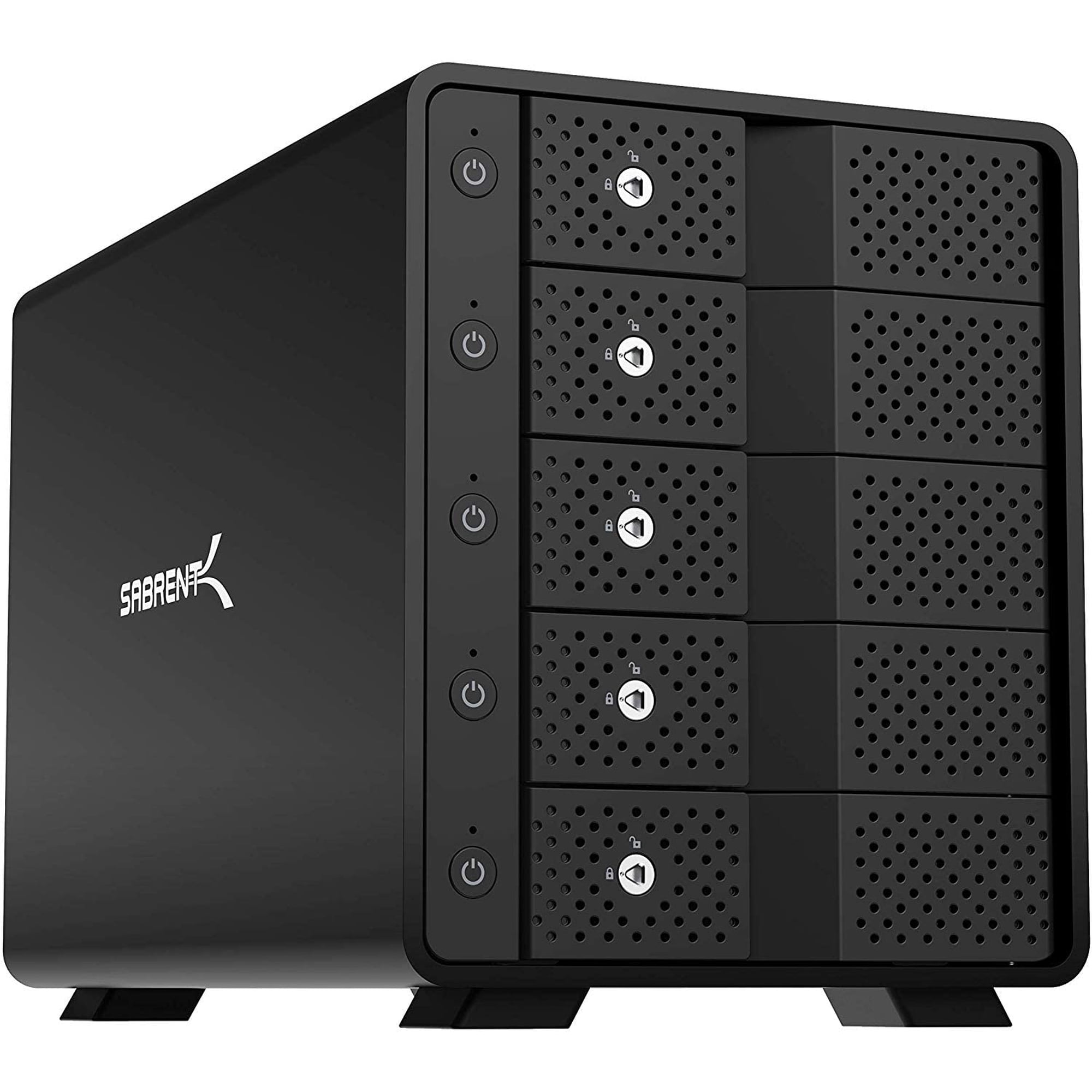 Estación De Acoplamiento Sata Sabrent Ds-sc5b Usb-c De 5 Bahías Y 10 Gbps