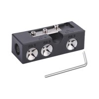 Magideal - Herramienta De Reparación De Puntas De Taco De Billar, Moldeador De Tacos De Billar, Herramienta De Punta De Taco De Billar Multifuncional Portátil, A