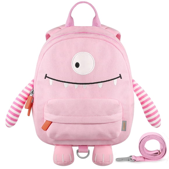 Mochila GAGAKU para niños pequeños con correa para niñas de 2 a 5 años, color rosa