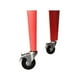 thumbnail image 3 of Cooler Retro Metalico Rojo Con Manilla Y Ruedas 60 Litros, 3 of 3