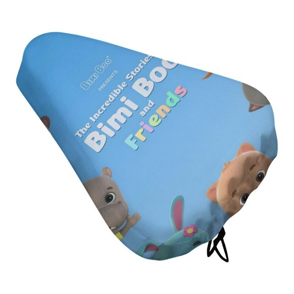 Bimi Boo y Amigos Funda de Asiento de Bicicleta Impermeable, Cojín Elástico Suave, Protector contra Lluvia, Polvo y UV
