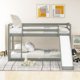 thumbnail image 3 of Cama doble sobre cama doble con deslizador convertible y escalera, 3 of 6