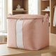 thumbnail image 2 of REGALWOVEN 1 Paquete de Almacenamiento de Ropa, Bolsa de Almacenamiento con Ventana, Bolsa de Mudanza para Edredón, Organizadores de Armario y Almacenamiento con Asas Rosa 15*11.8*11.8in, 2 of 6