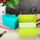 thumbnail image 5 of Caja apilable para tarjetas de índice con tapa abatible de 3 x 5 pulgadas, capacidad para tarjetas, caja de almacenamiento de escritorio de 14,5 x 8,5 x 9 cm, 5 of 5