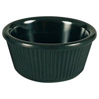 Ramekin Acanalado Yanco Nc-533Bk De Melamina Negra, 110 Ml, Paquete De 72