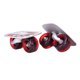 thumbnail image 2 of Roller Road Drift Skates Plate Outdoor Split Skateboard Rojo Negro Ruedas, 2 of 5