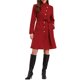 thumbnail image 2 of INSPIRE CHIC Abrigo de Guisante para Mujer Invierno Cuello Alto Botones Abajo Abrigos de Longitud Media con Cinturón S Rojo, 2 of 6
