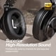 thumbnail image 2 of Auriculares supraaurales Bluetooth OneOdio A70 con 72 horas de reproducción, 2 of 7