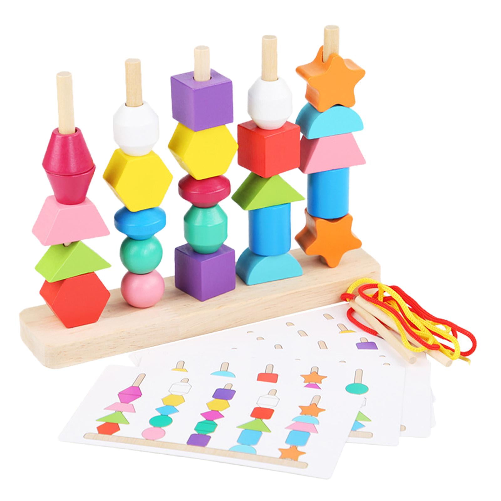 Magideal - Juguetes Con Cuentas, Iluminación Colorida, Juguetes Sensoriales, Juguete