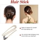 thumbnail image 3 of 2 horquillas en forma de U, palillos retro de aleación para el pelo, horquillas para el pelo para mujeres y niñas., 3 of 7