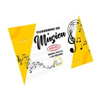 Cuaderno 1/2 Pauta Música 10Hjs Artel